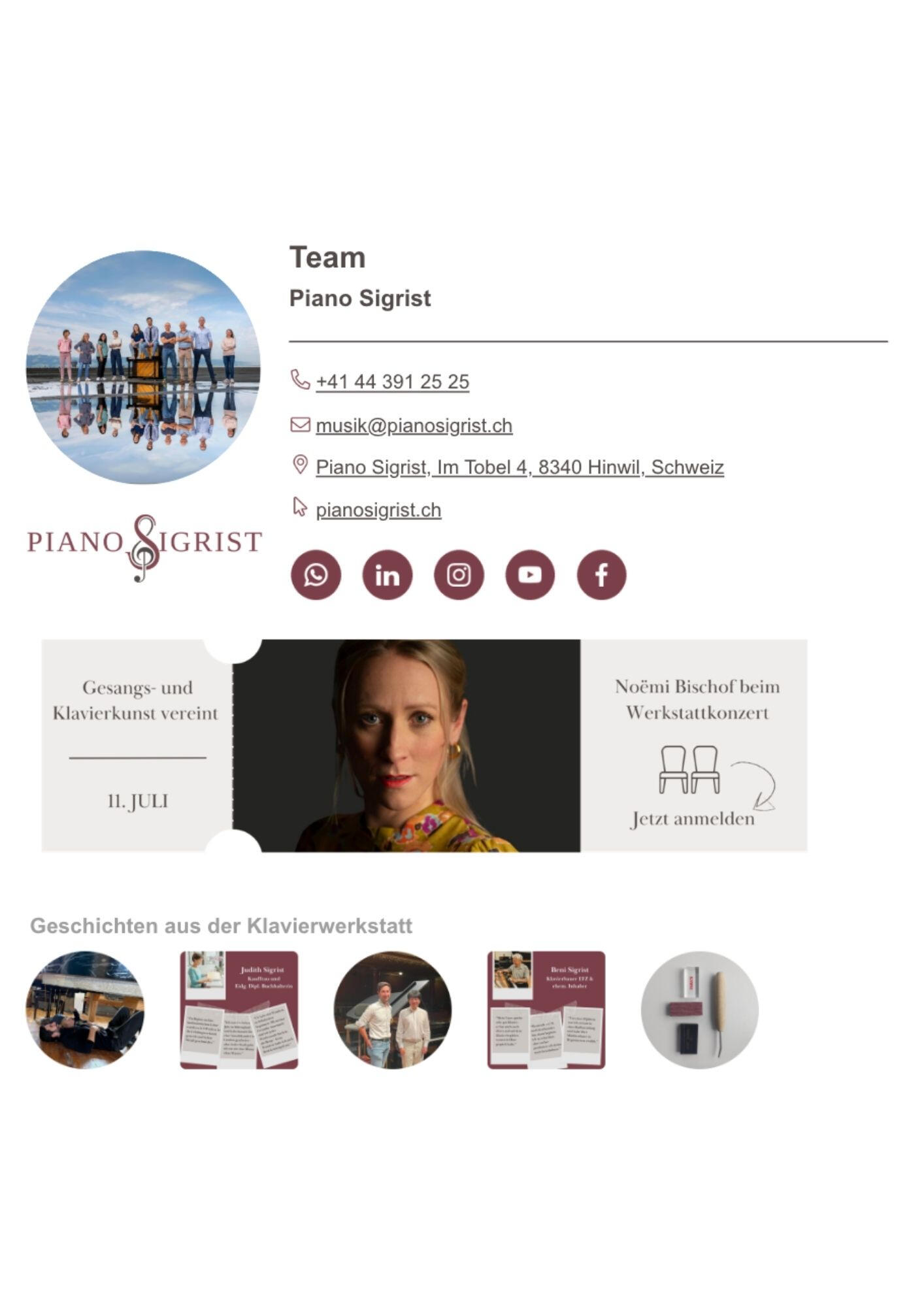 Email signatures by Svenja Kessler Email signatures by Svenja Kessler